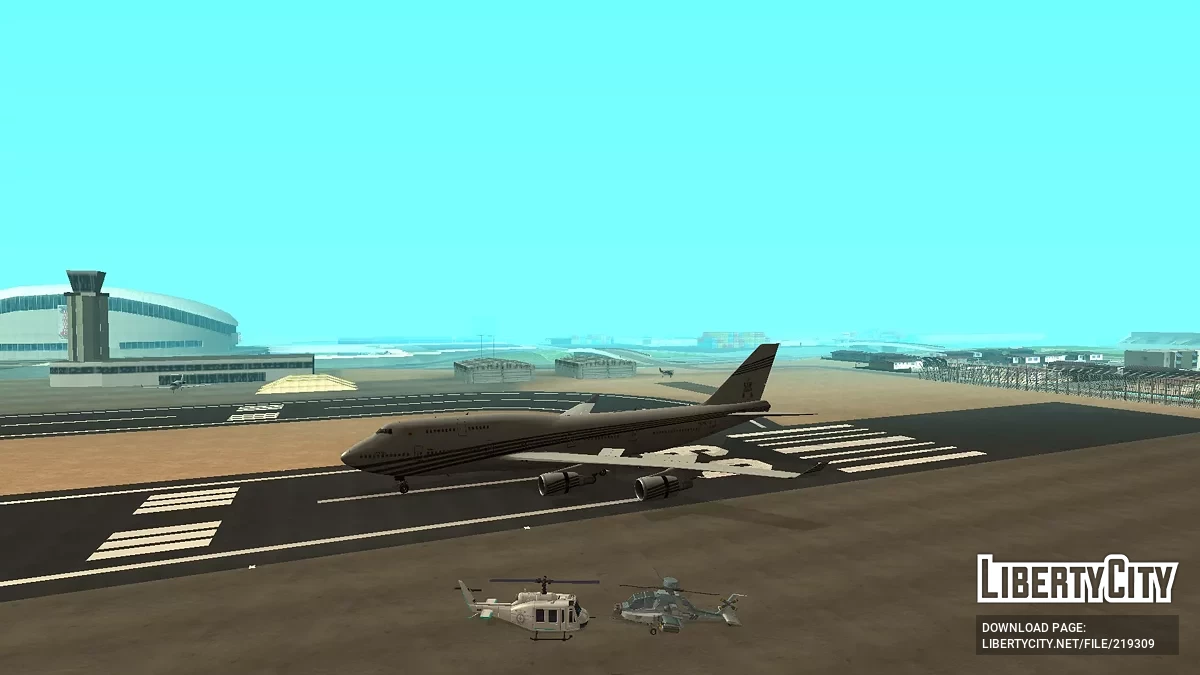 Brunei Government Boeing 747-430 V8-ALI / GTA San Andreas
