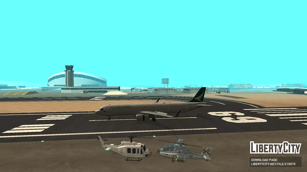 Cathay Pacific Airbus A321-251NX B-HPE / GTA San Andreas