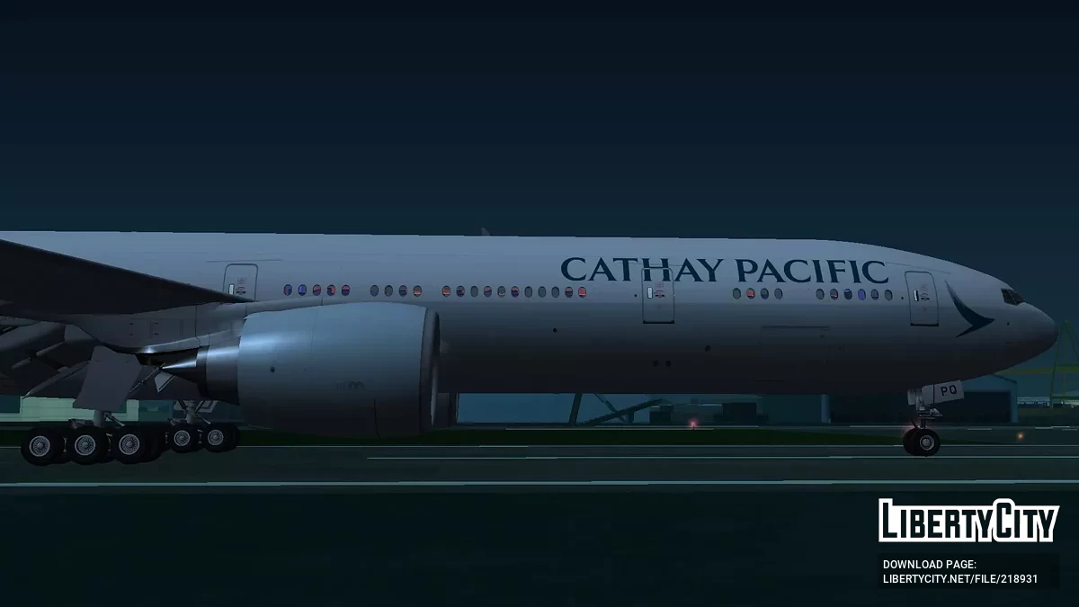 Cathay Pacific Boeing 777-367ER B-KPQ New Livery / GTA San Andreas