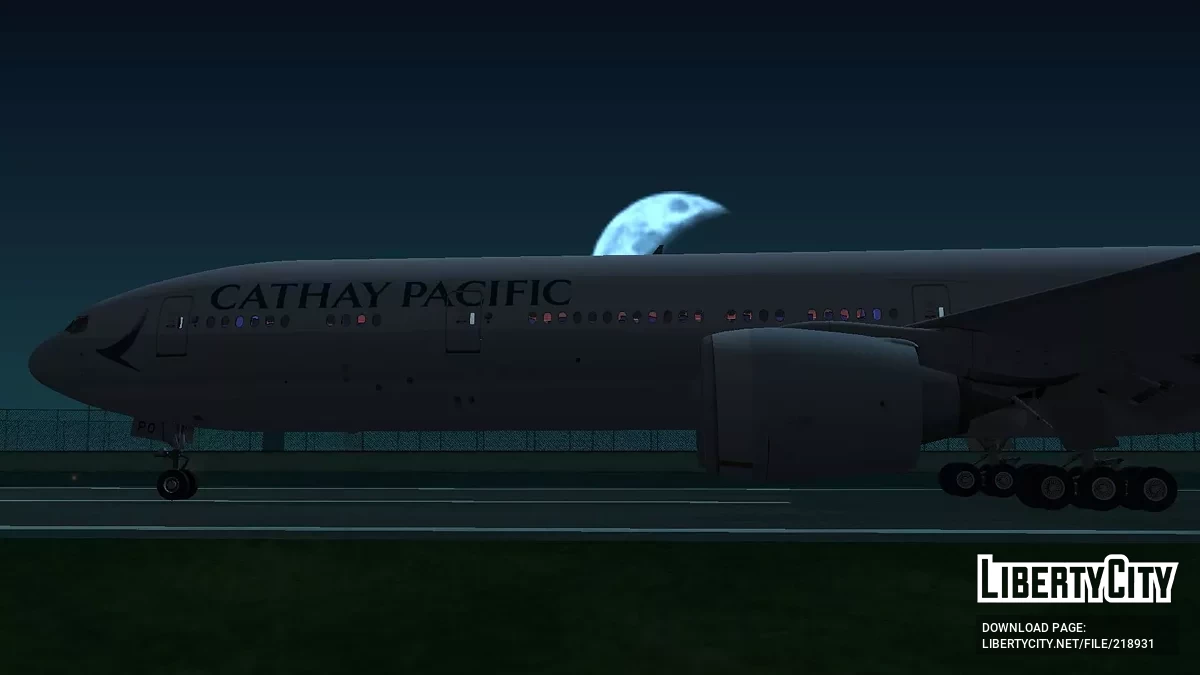 Cathay Pacific Boeing 777-367ER B-KPQ New Livery / GTA San Andreas