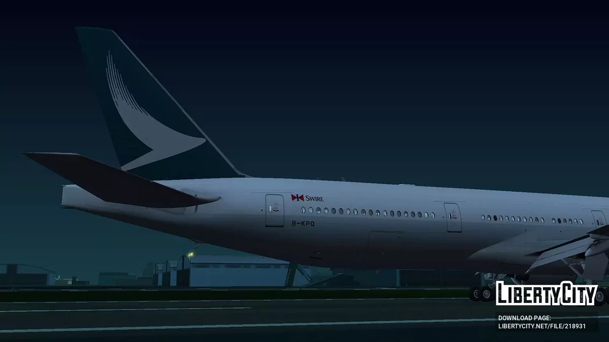 Cathay Pacific Boeing 777-367ER B-KPQ New Livery / GTA San Andreas
