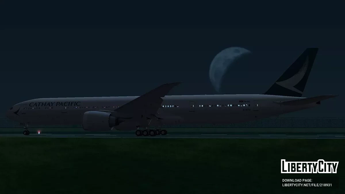 Cathay Pacific Boeing 777-367ER B-KPQ New Livery / GTA San Andreas