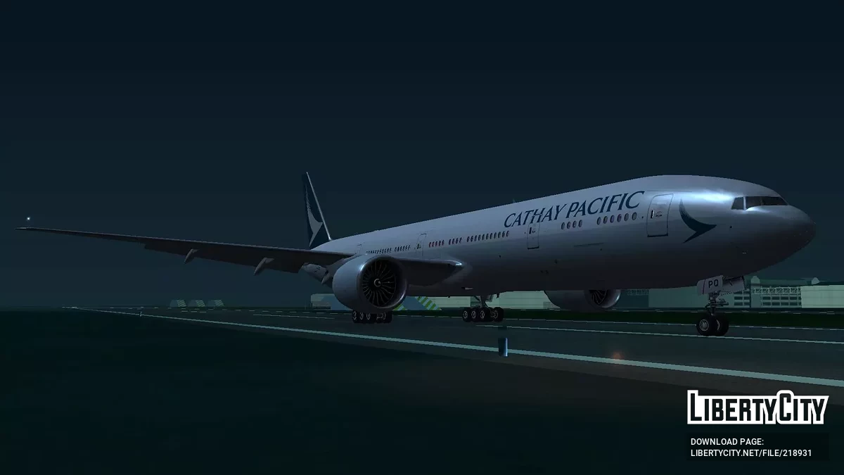 Cathay Pacific Boeing 777-367ER B-KPQ New Livery / GTA San Andreas