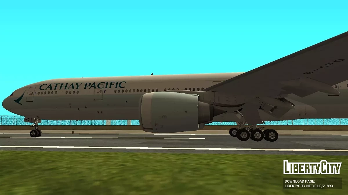 Cathay Pacific Boeing 777-367ER B-KPQ New Livery / GTA San Andreas