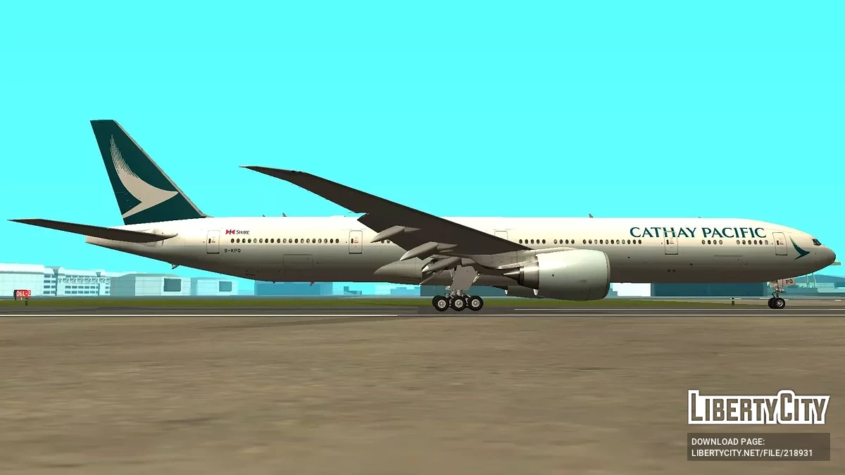 Cathay Pacific Boeing 777-367ER B-KPQ New Livery / GTA San Andreas