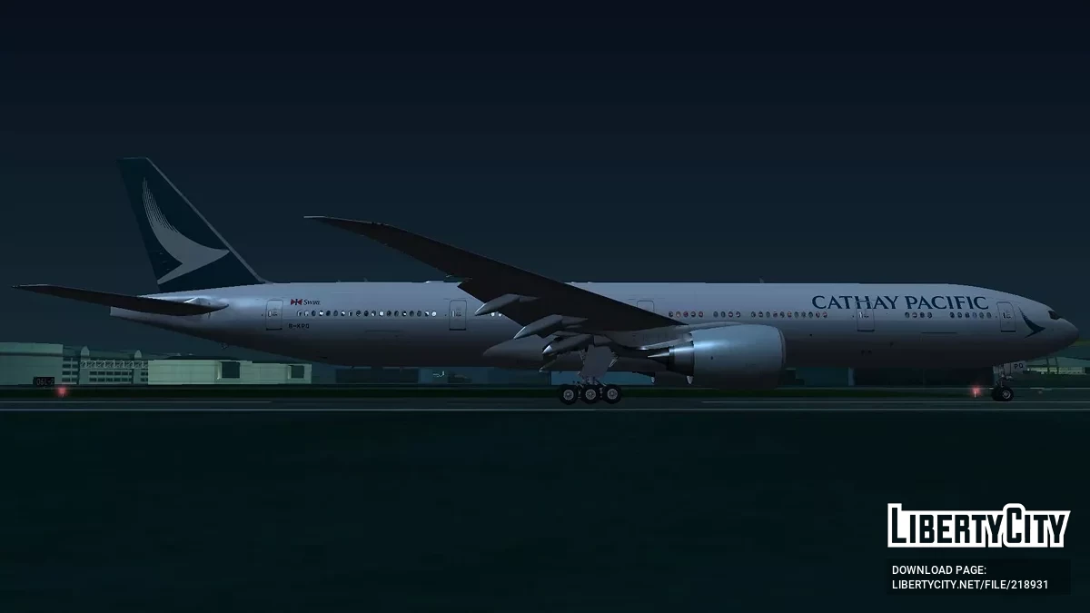 Cathay Pacific Boeing 777-367ER B-KPQ New Livery / GTA San Andreas