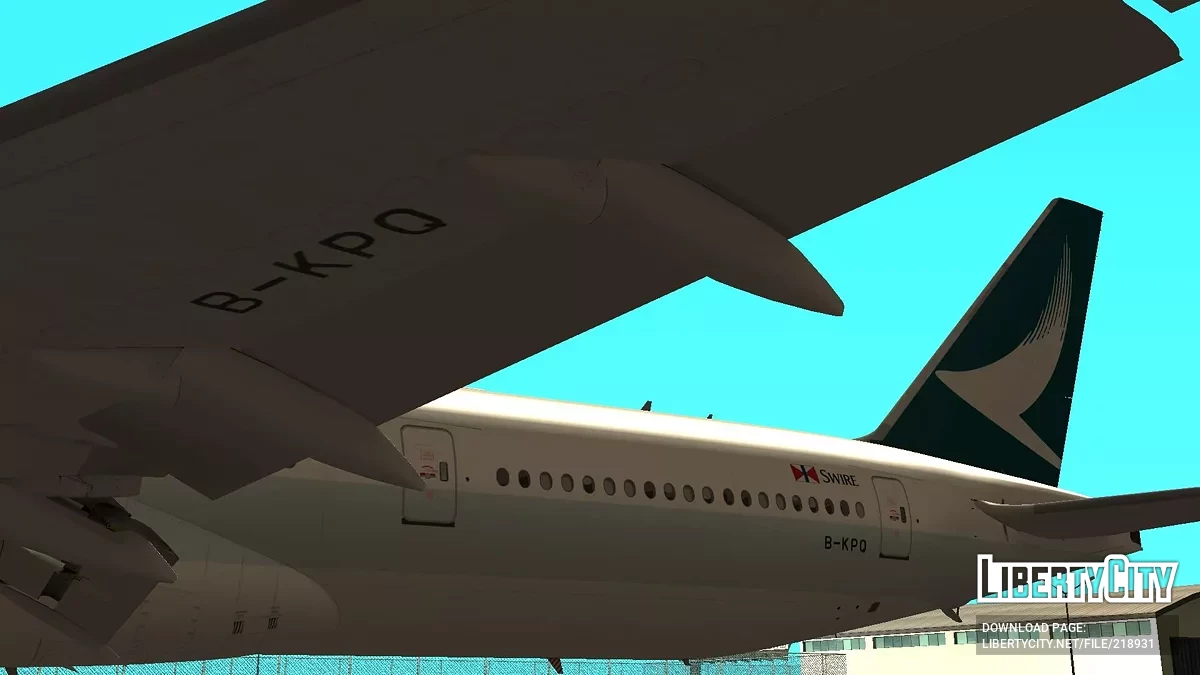 Cathay Pacific Boeing 777-367ER B-KPQ New Livery / GTA San Andreas