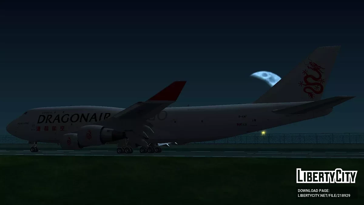 Dragonair Cargo Boeing 747-412BCF B-KAF / GTA San Andreas