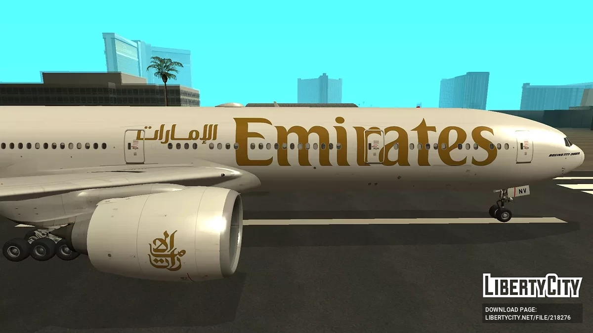 Emirates Boeing 777-31HER A6-ENV / GTA San Andreas