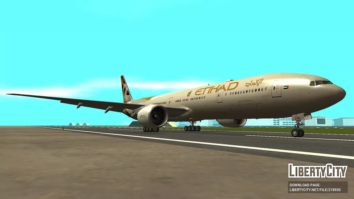 Etihad Airways Boeing 777-3FXER A6-ETA / GTA San Andreas
