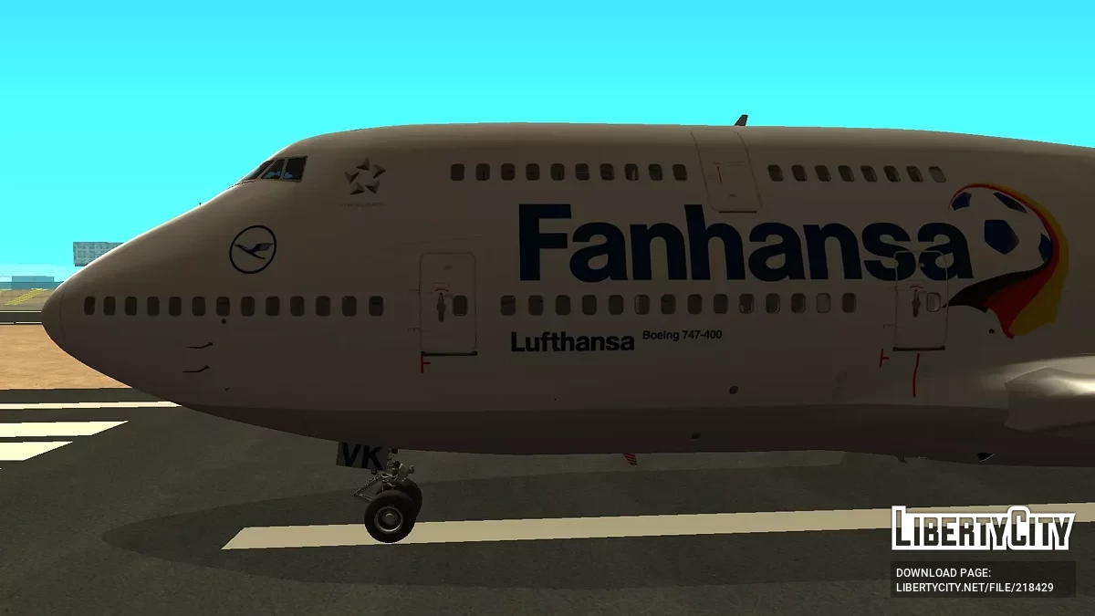 Lufthans Boeing 747-430 D-ABVK Fannanza Liver for GTA San