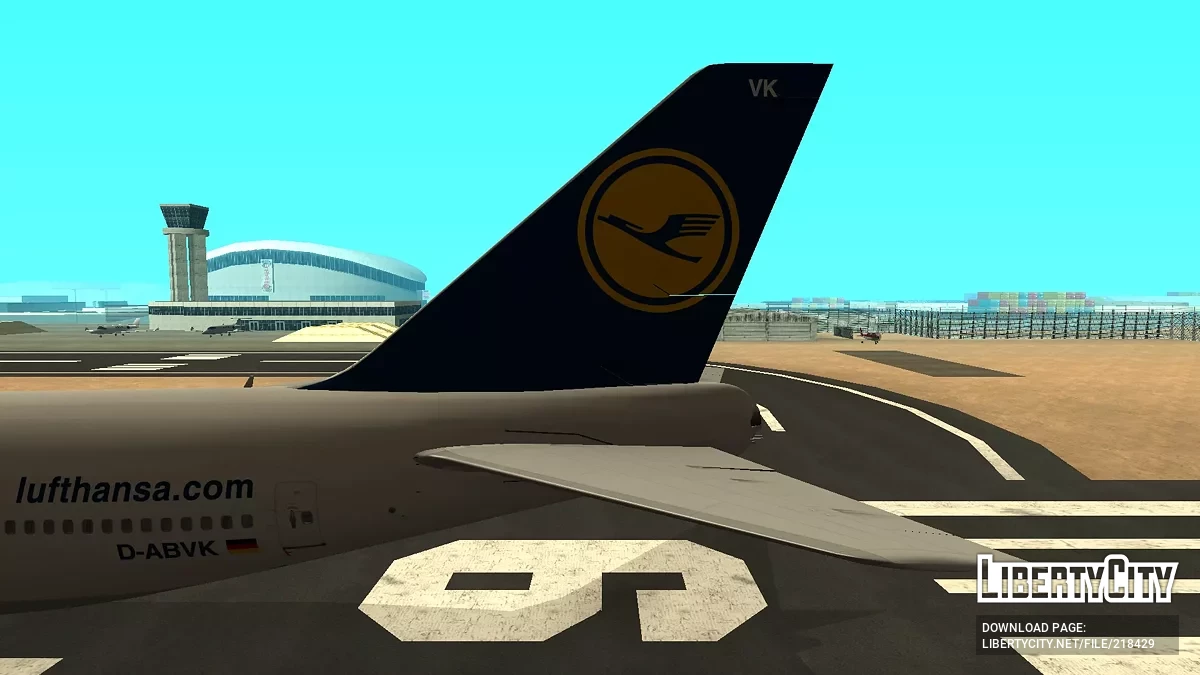 Lufthans Boeing 747-430 D-ABVK Fannanza Liver / GTA San Andreas