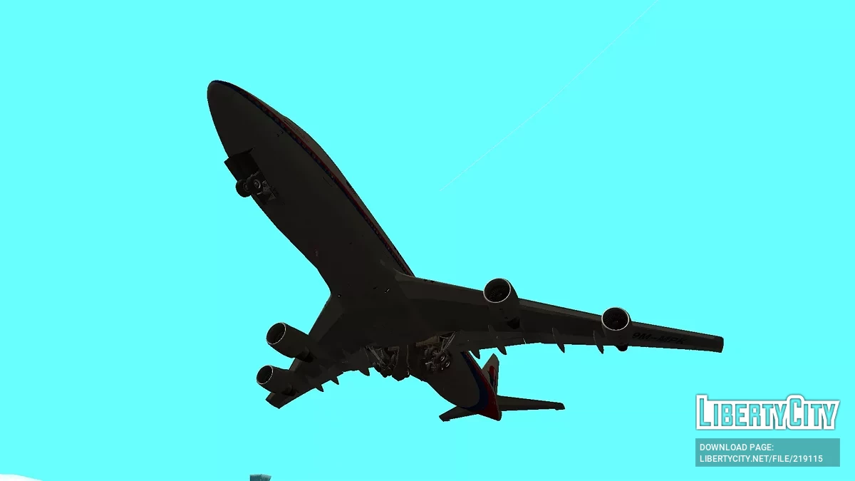 Malaysia Airlines Boeing 747-4H6 9M-MPK / GTA San Andreas