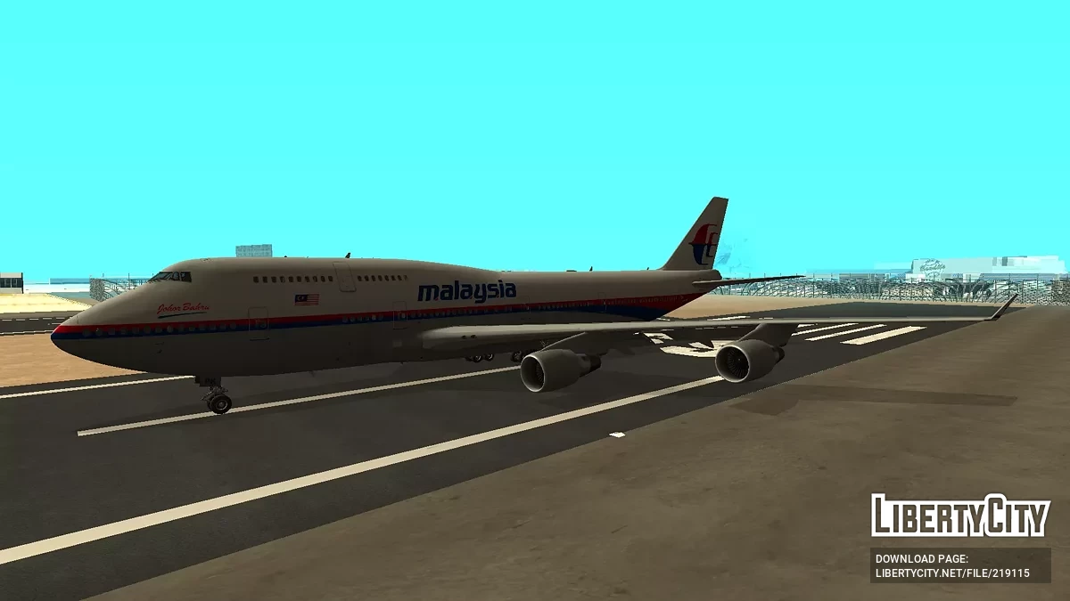 Malaysia Airlines Boeing 747-4H6 9M-MPK / GTA San Andreas