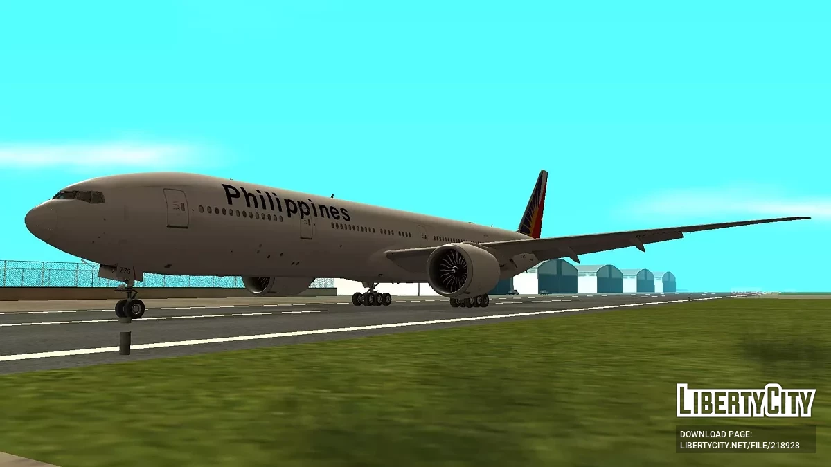 Philippines Airlines Boeing 777-3F6ER RP-C7775 / GTA San Andreas