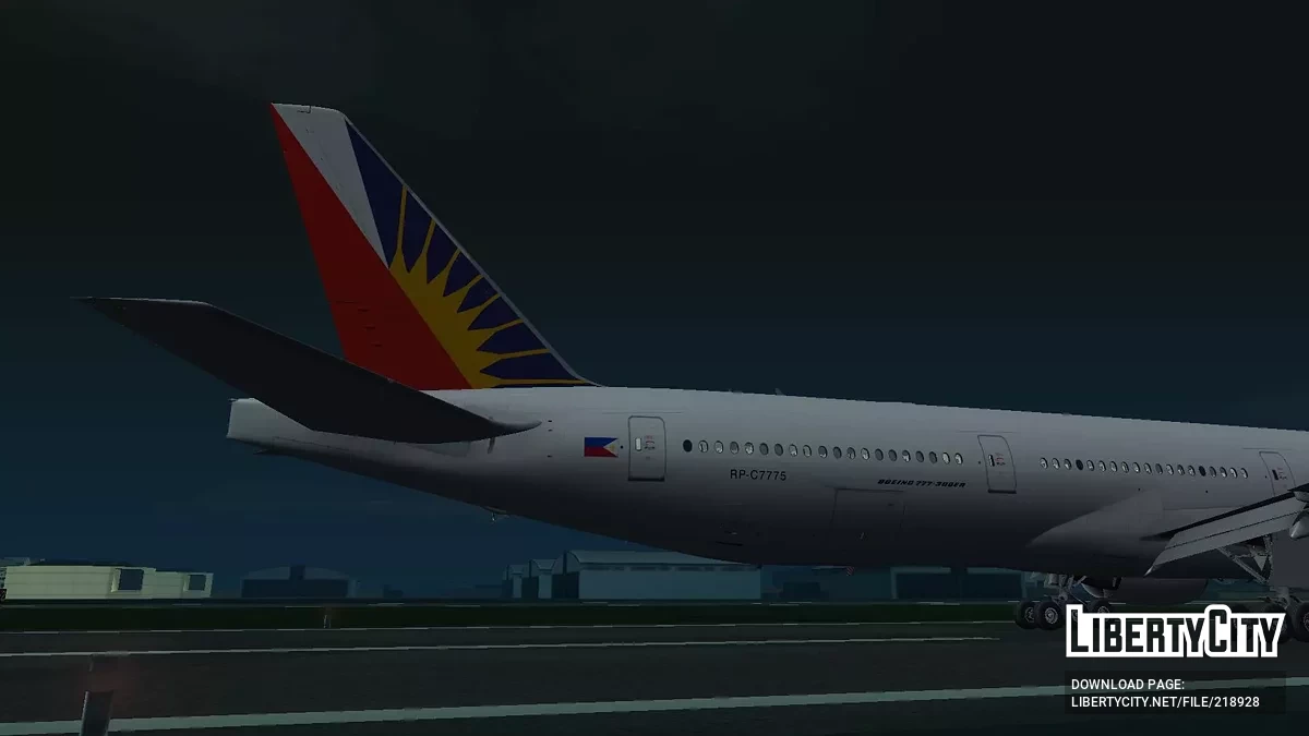 Philippines Airlines Boeing 777-3F6ER RP-C7775 / GTA San Andreas