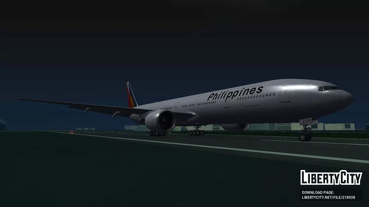 Philippines Airlines Boeing 777-3F6ER RP-C7775 / GTA San Andreas