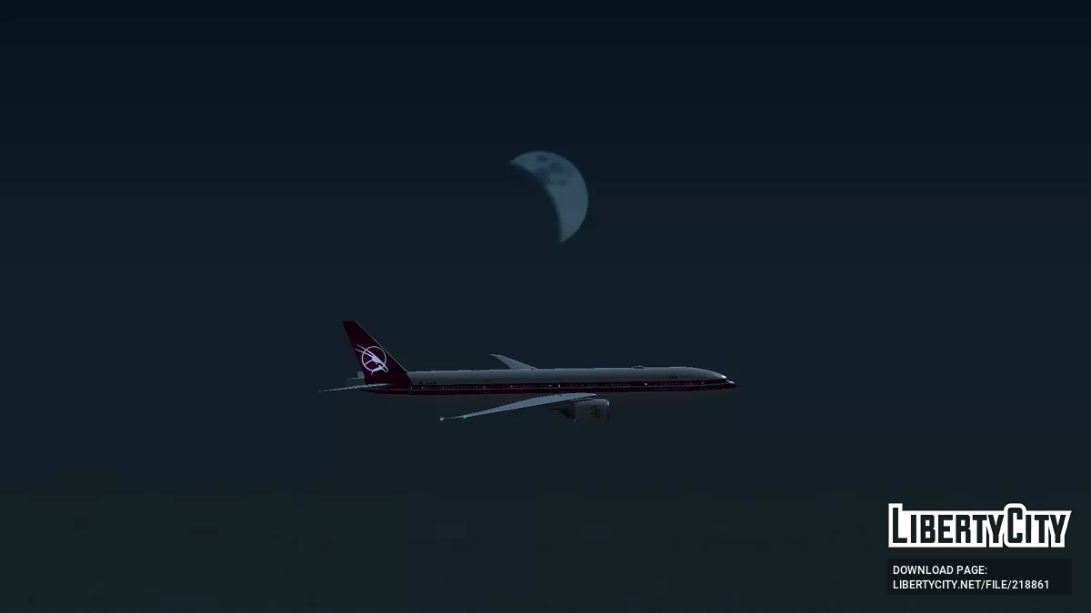 Qatar Airways Boeing 777-3DZER A7-BAC Retro Livery (remastered version) / جي تي إيه سان أندرياس