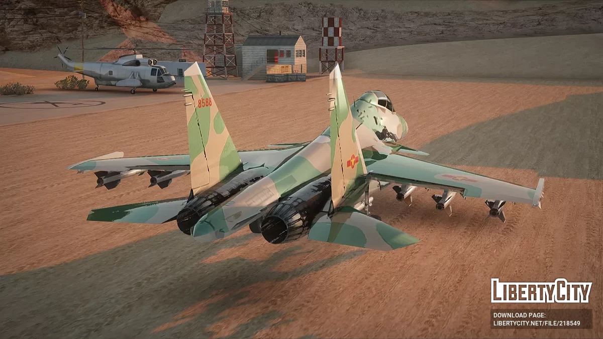 Vietnam SU-30MK2 Fighter / GTA San Andreas