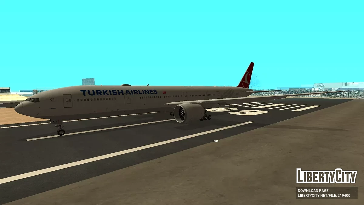 Turkish Airlines Boeing 777-3F2ER TC-JJT / GTA San Andreas