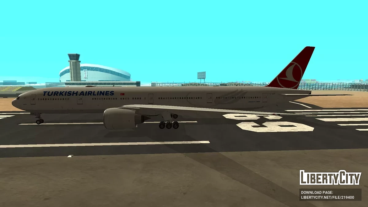 Turkish Airlines Boeing 777-3F2ER TC-JJT / GTA San Andreas