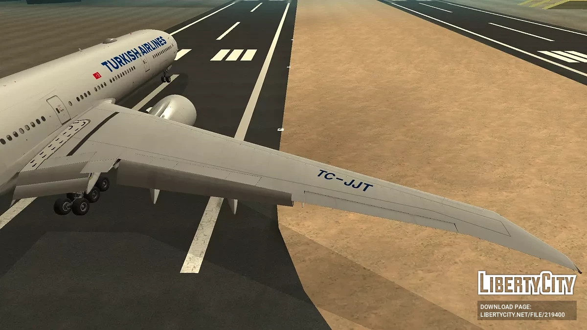 Turkish Airlines Boeing 777-3F2ER TC-JJT / GTA San Andreas