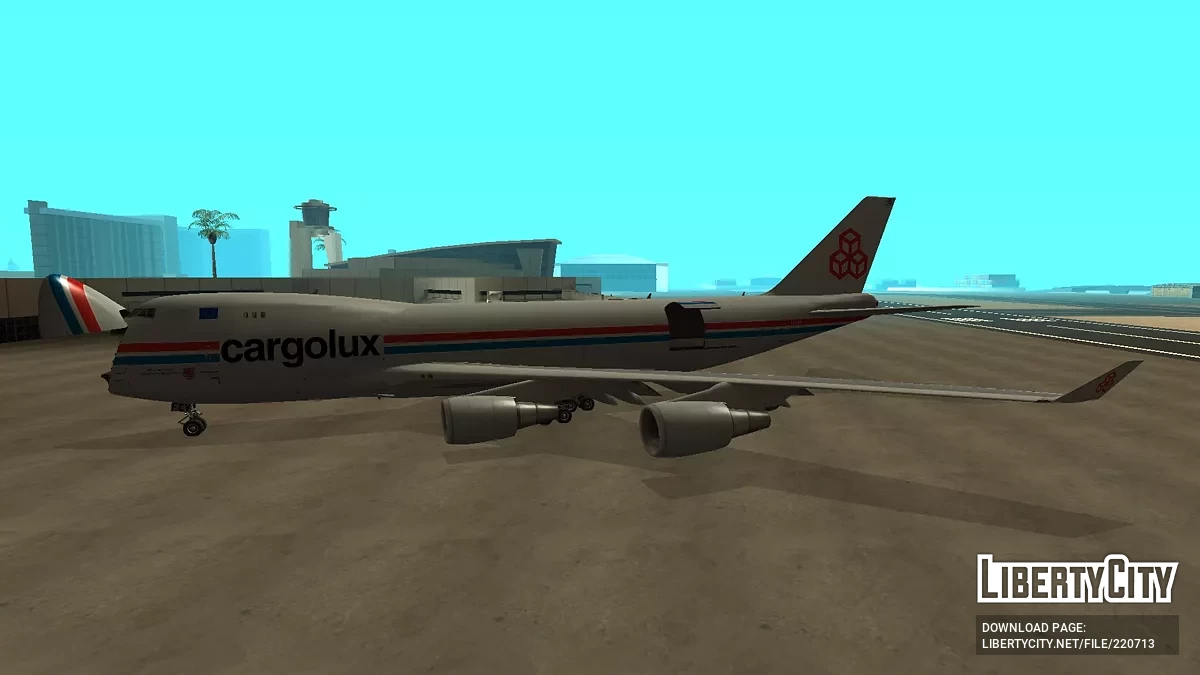 Cargolux Boeing 747-4R7F LX-FCV / GTA San Andreas