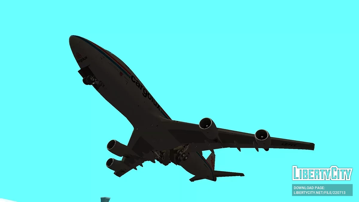 Cargolux Boeing 747-4R7F LX-FCV / GTA San Andreas