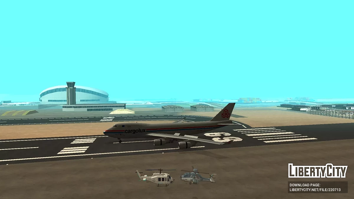 Cargolux Boeing 747-4R7F LX-FCV / GTA San Andreas