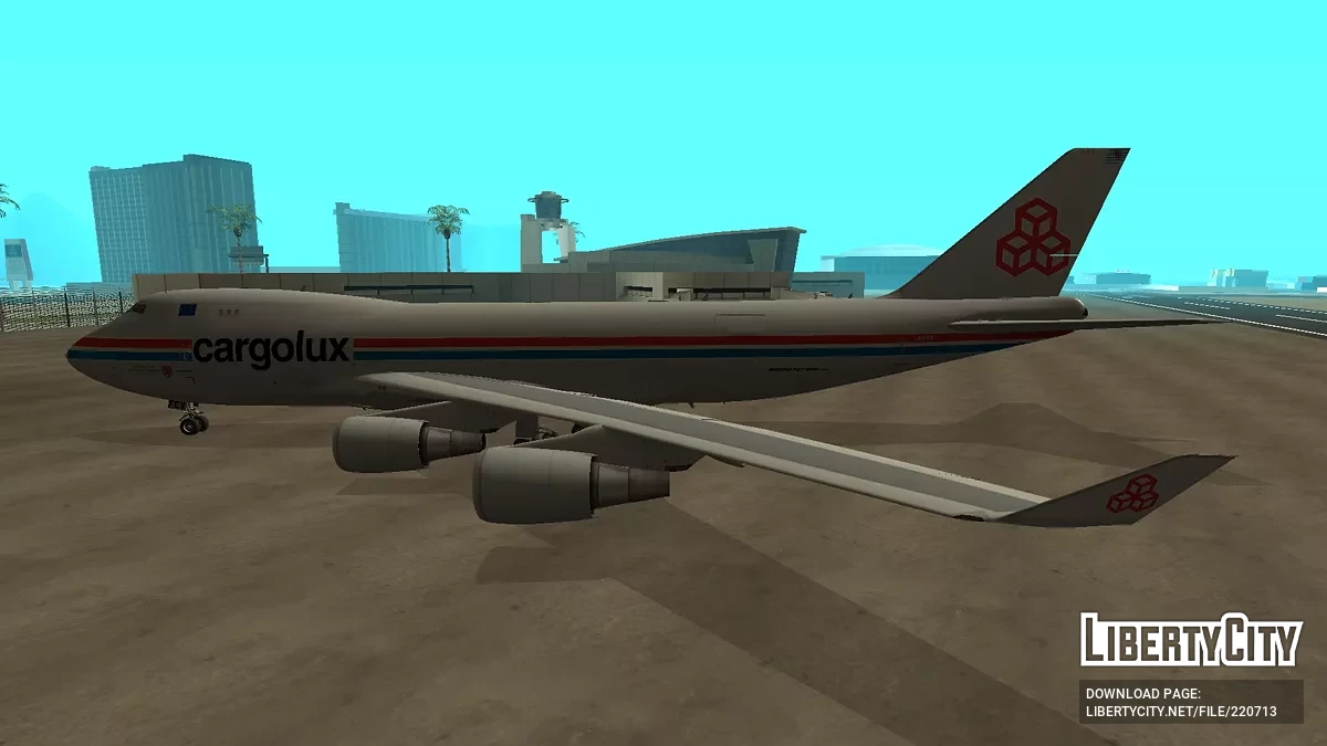 Cargolux Boeing 747-4R7F LX-FCV / GTA San Andreas
