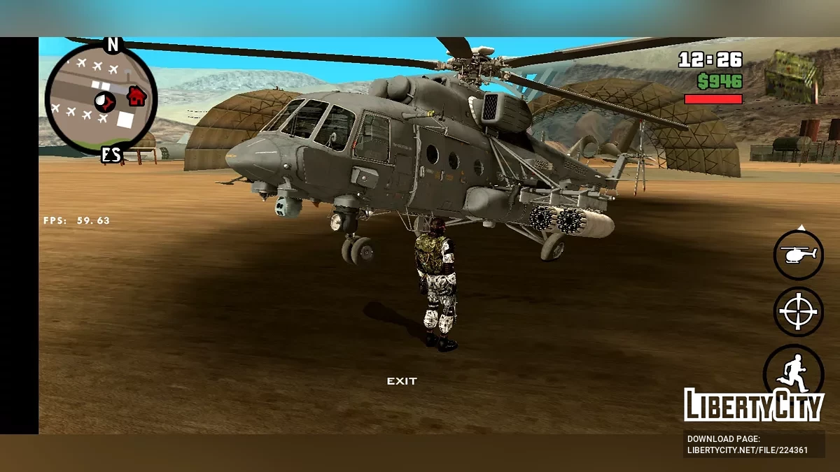 Mi-8 Amtsh (War Thunder) / GTA San Andreas