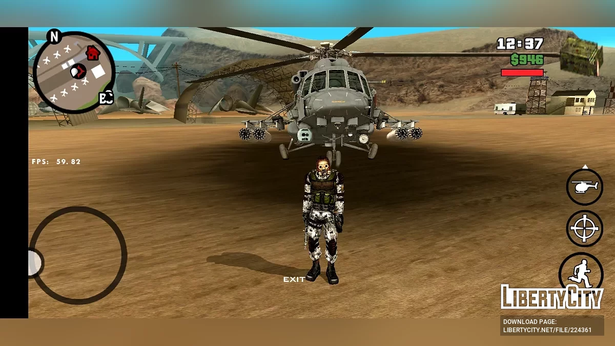 Mi-8 Amtsh (War Thunder) / GTA San Andreas