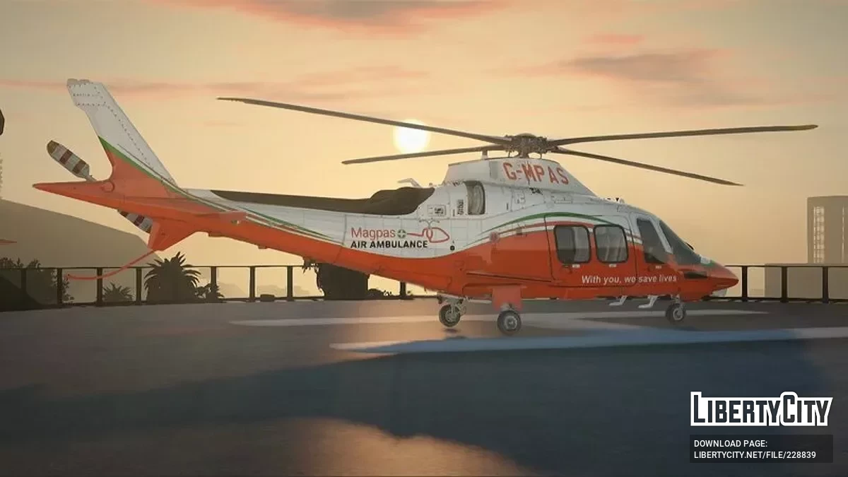 AgustaWestland AW109SP / GTA San Andreas