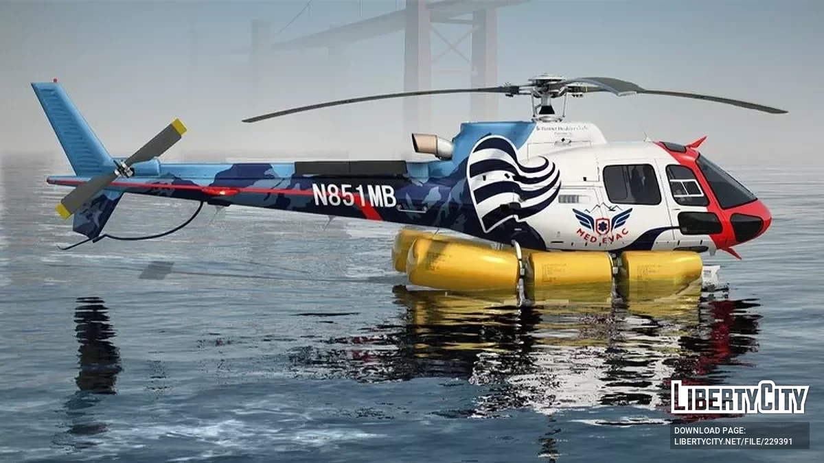 Гелікоптери Airbus H125 / GTA San Andreas