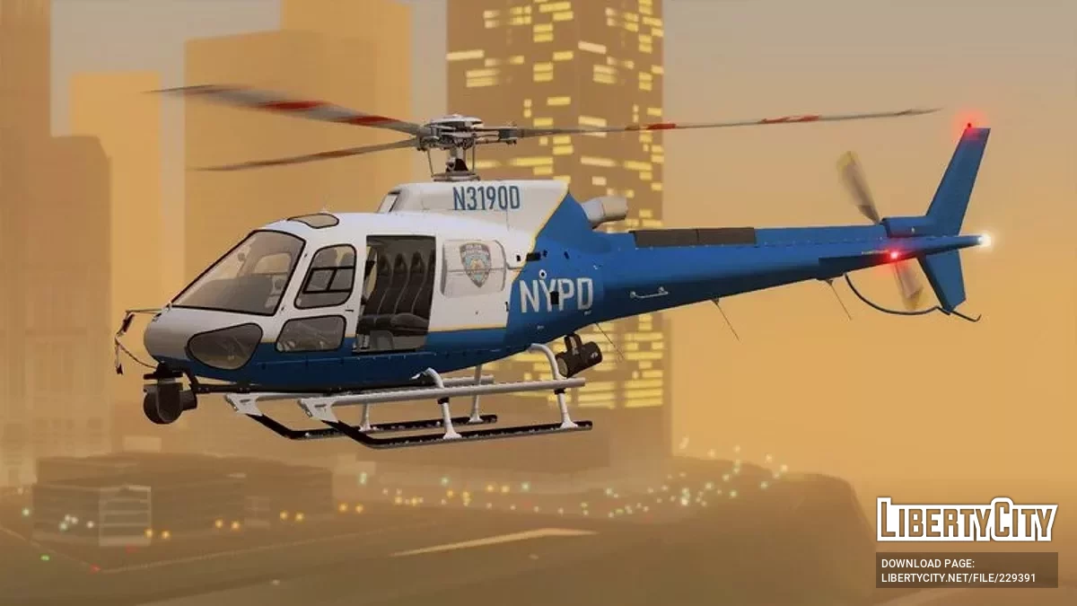 Гелікоптери Airbus H125 / GTA San Andreas