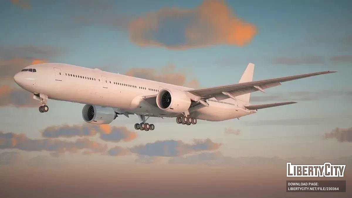 Boeing 777-300ER [VehFuncs] / GTA San Andreas