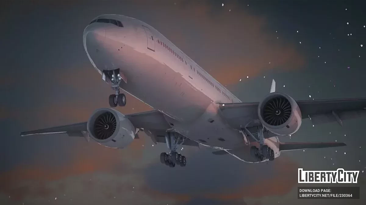 Boeing 777-300ER [VehFuncs] / GTA San Andreas