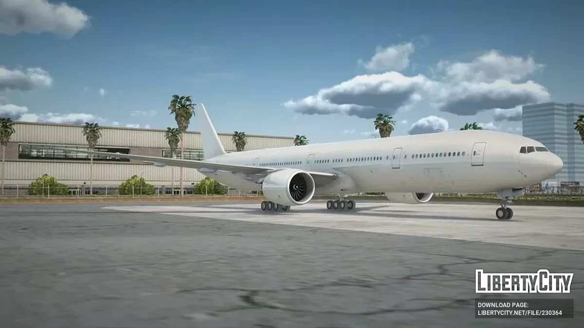 Boeing 777-300ER [VehFuncs] / GTA San Andreas