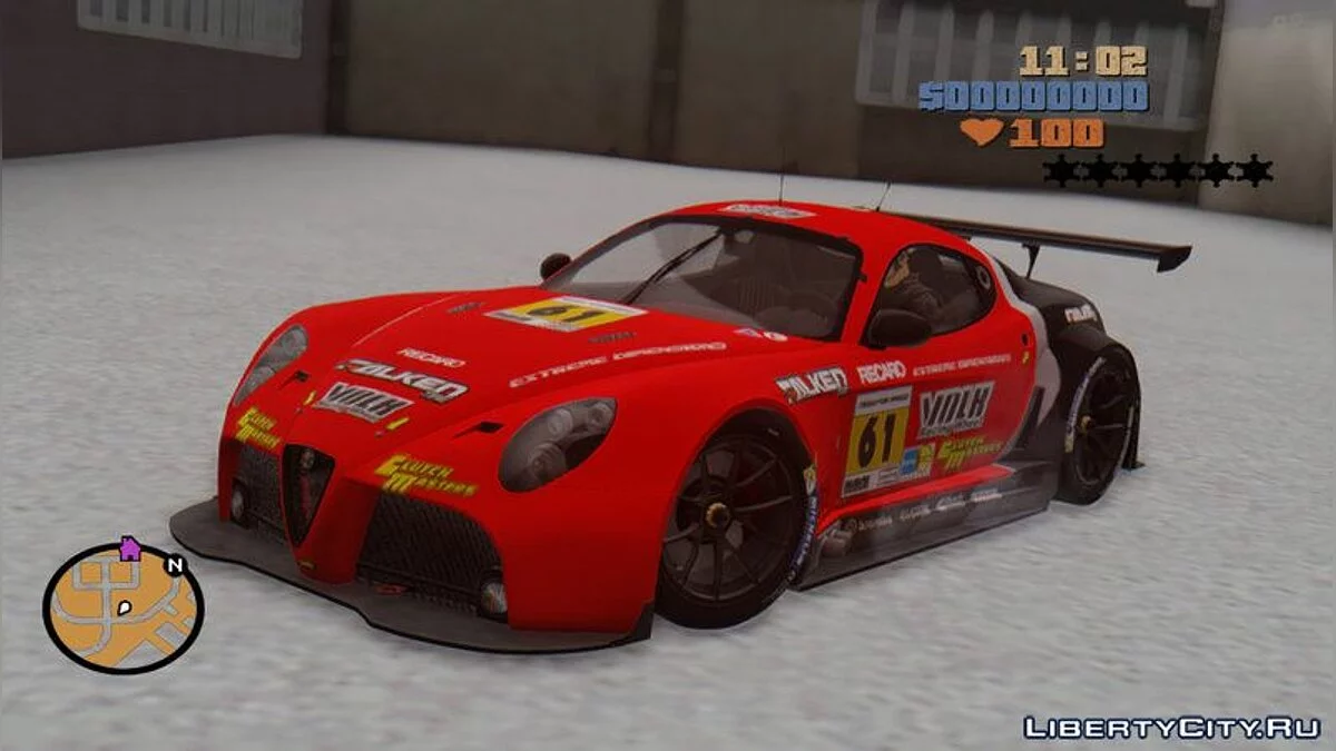 Alfa Romeo 8C Competizione GT3 2009 / GTA San Andreas