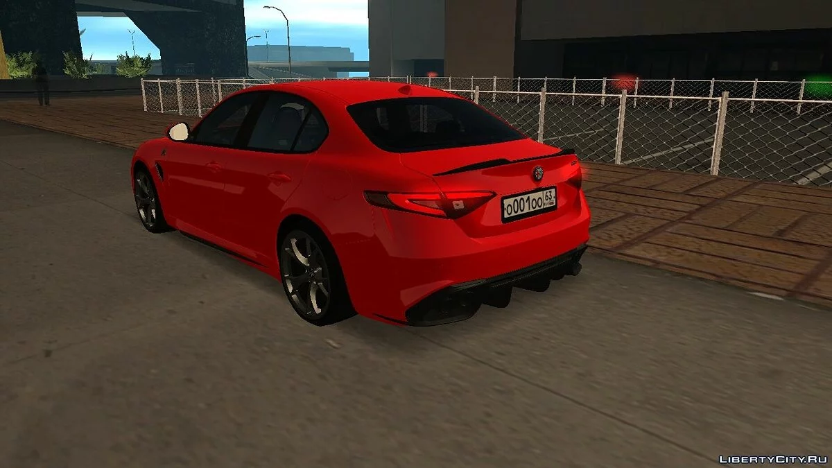 Alfa Romeo Giulia Quadrifoglio з тюнінгом (CCD) / GTA San Andreas