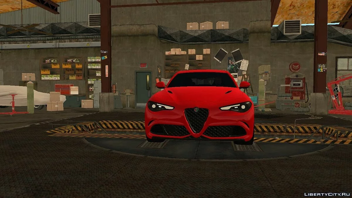 Alfa Romeo Giulia Quadrifoglio з тюнінгом (CCD) / GTA San Andreas