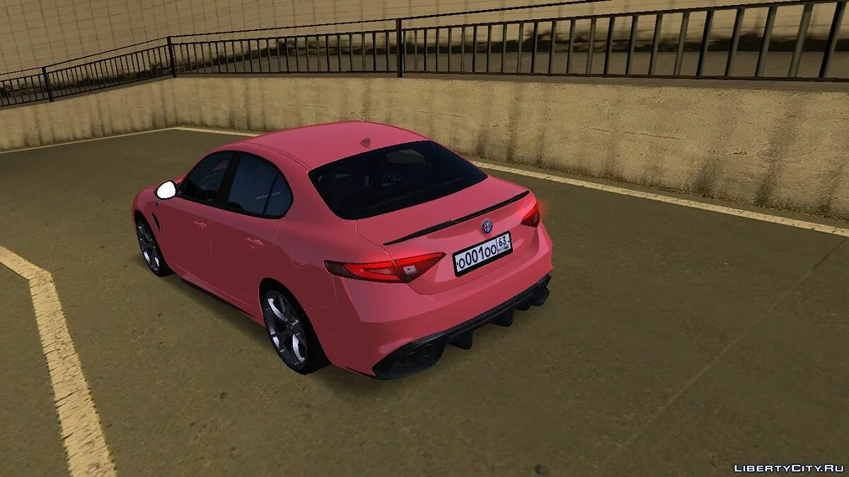 Alfa Romeo Giulia Quadrifoglio з тюнінгом (CCD) / GTA San Andreas