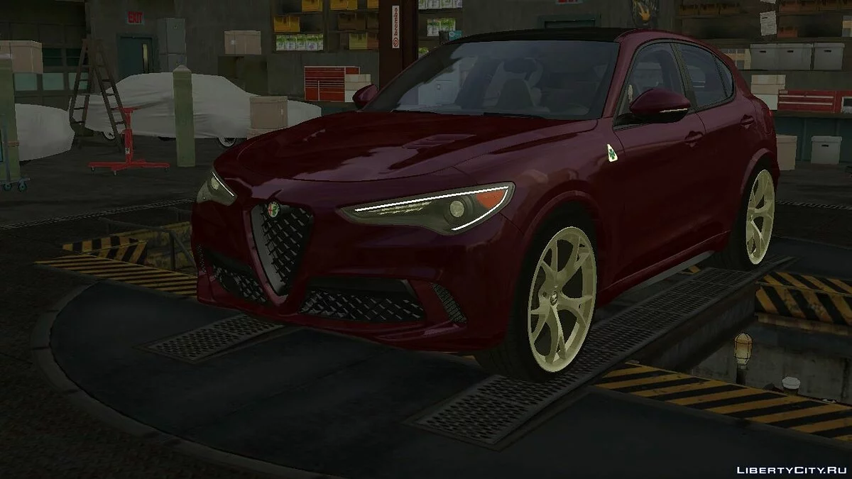 Alfa Romeo Stelvio Quadrifoglio mit Tuning / GTA San Andreas