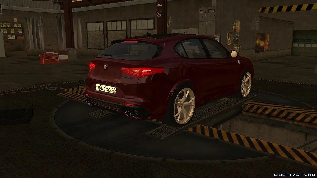 Alfa Romeo Stelvio Quadrifoglio mit Tuning / GTA San Andreas
