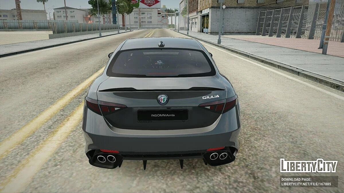 Alfa Romeo Giulia / GTA San Andreas