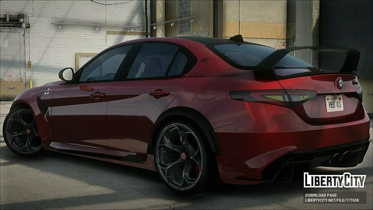阿尔法·罗密欧 Giulia GTAm 2021 / GTA San Andreas