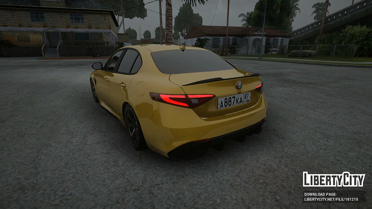 Alfa Romeo Giulia / GTA San Andreas