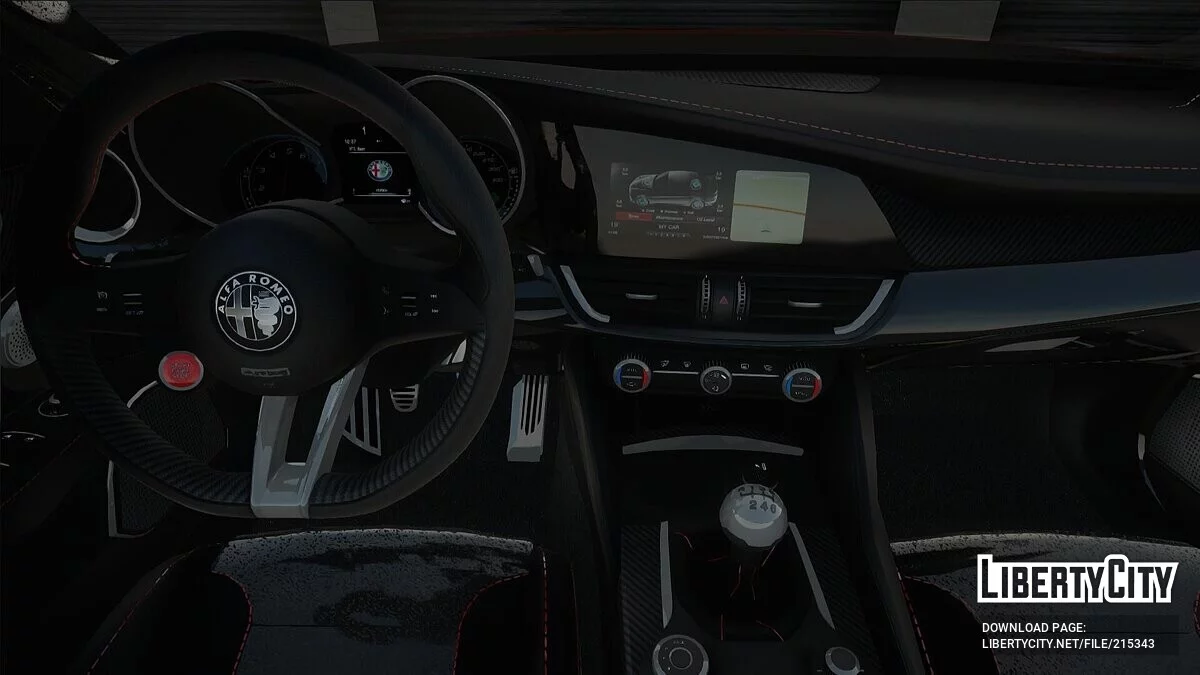 阿尔法·罗密欧 Giulia Quadrifoglio 2017 / GTA San Andreas