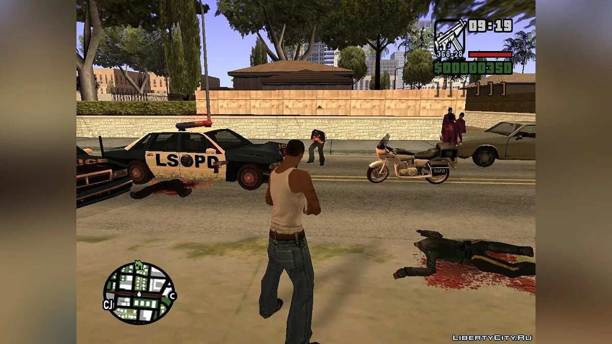 More Death Animations v4.0 Final / GTA San Andreas