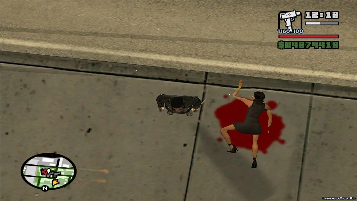 Plus d'animations de morts (v2) / GTA San Andreas